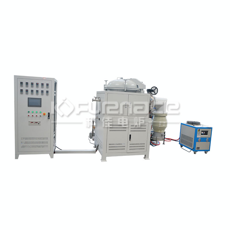 Multi heating chamber vertical fiber furnace vacuum sintering furnace