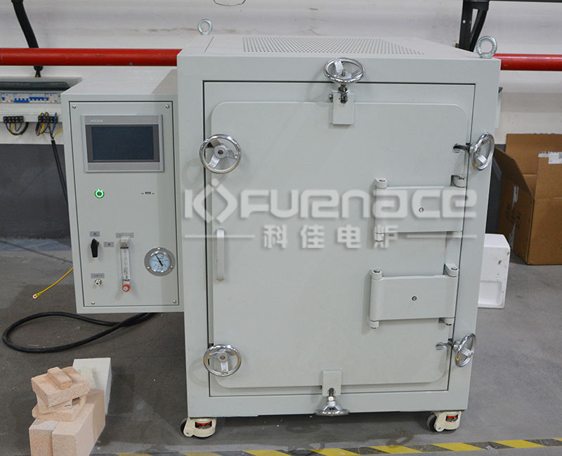 Realistic view of split type 1200 ℃ box atmosphere furnace