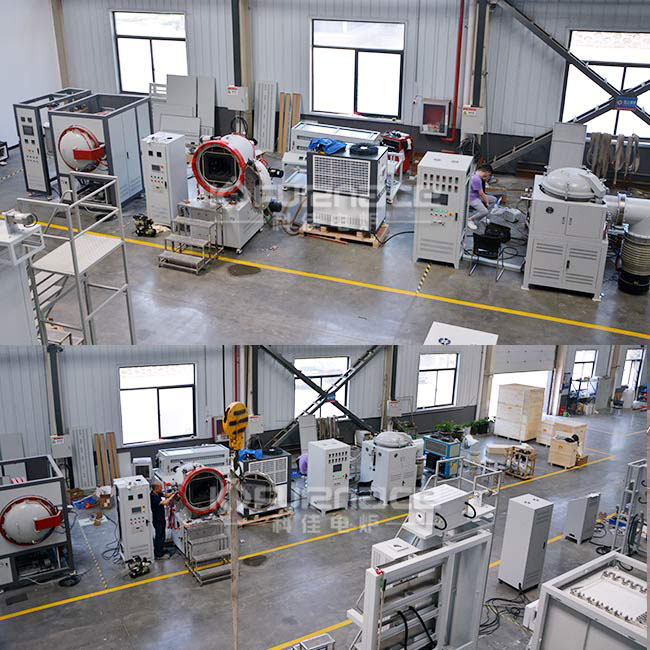 Real time photo of multi heating chamber vertical fiber furnace vacuum sintering furnace Real time photo of multi heating chamber vertical fiber furnace vacuum sintering furnace