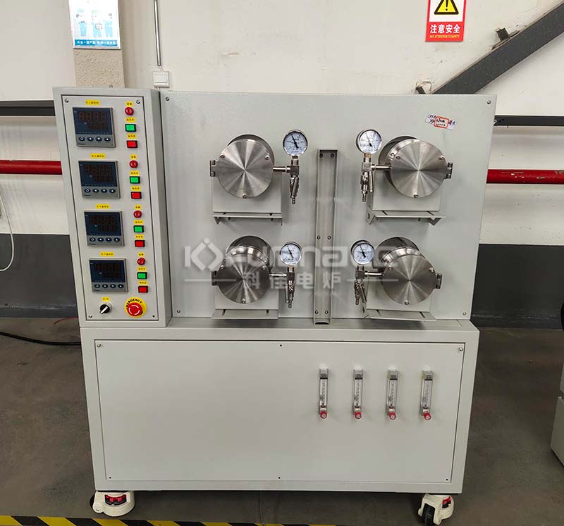 Customized four channel tube furnace (click on the image to view product details)