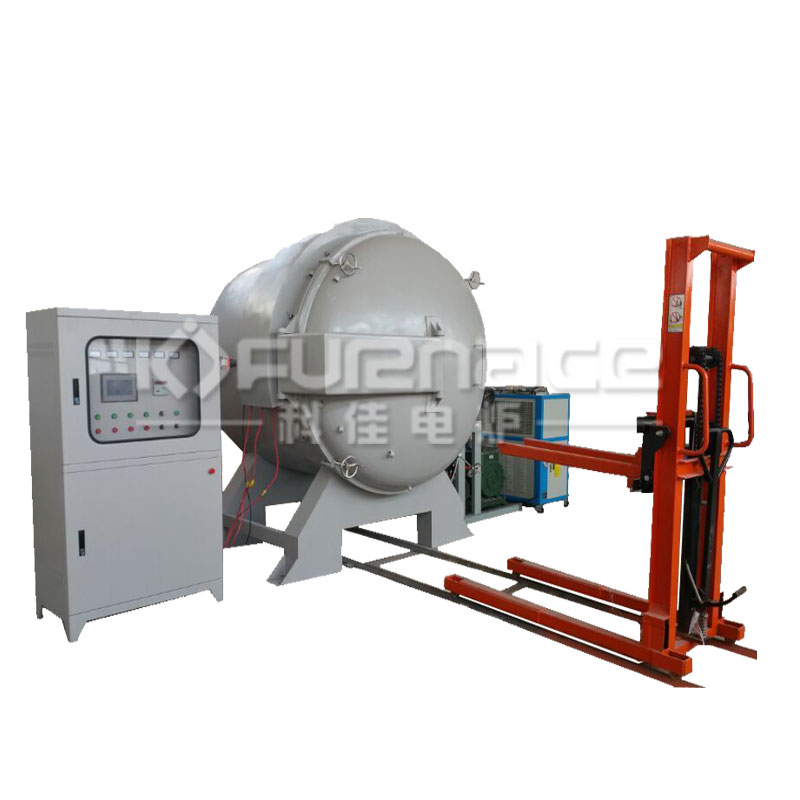 Industrial high-temperature vacuum furnace with sliding rail