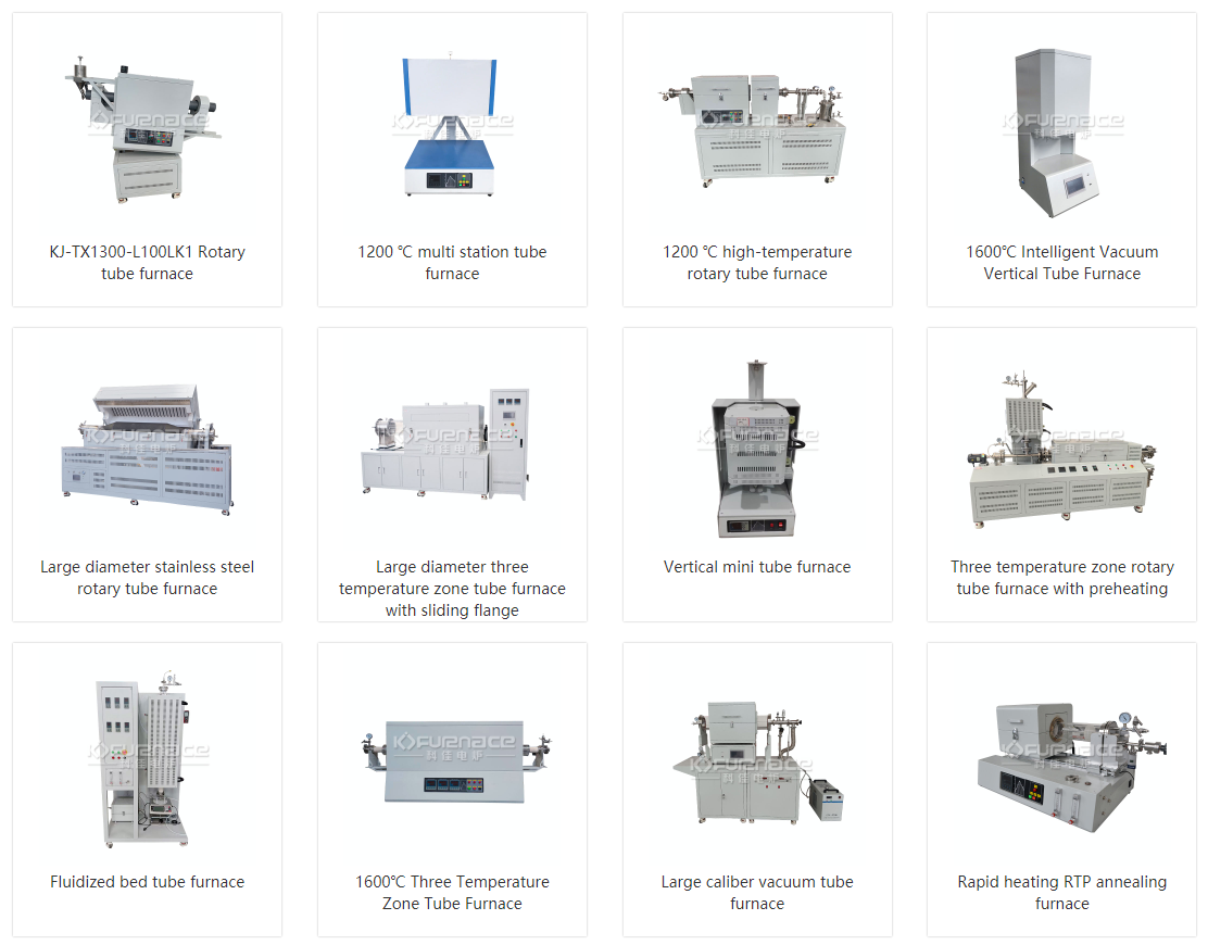 Various types of intelligent laboratory tube furnaces (click on the image to view more intelligent laboratory tube furnaces)